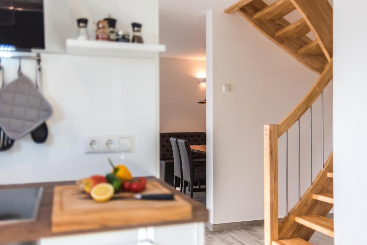 Ferienhaus-See-Sauna-Kamin-Hund Mit E-Ladestation Krakow am See Luaran gambar