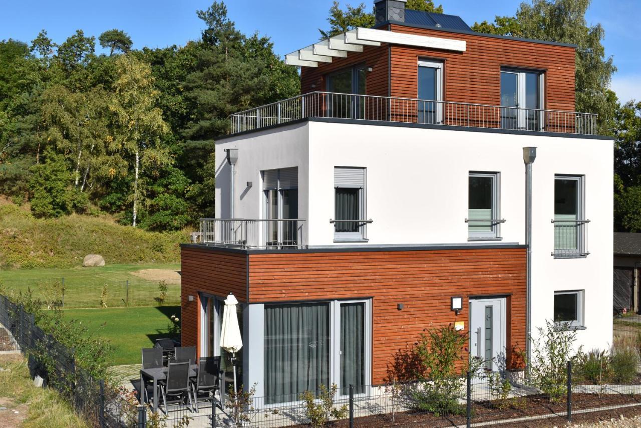 Ferienhaus-See-Sauna-Kamin-Hund Mit E-Ladestation Krakow am See Luaran gambar